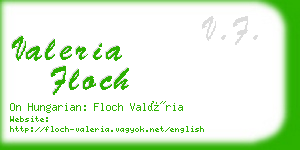 valeria floch business card